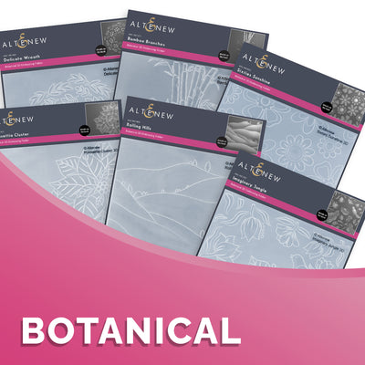 Impressively Detailed 3D Botanical Embossing Folders