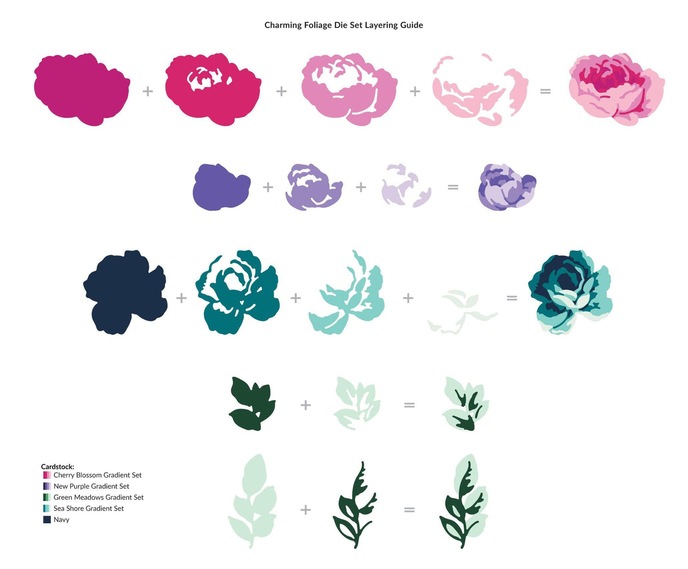 Part A-Glitz Art Craft Co.,LTD Dies Charming Foliage Die Set