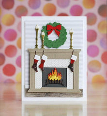 Part A-Glitz Art Craft Co.,LTD Dies Mantel Decor - Winter Die Set