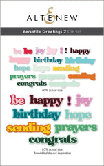 Altenew Hot Foil Plate & Die Bundle Versatile Greetings 2