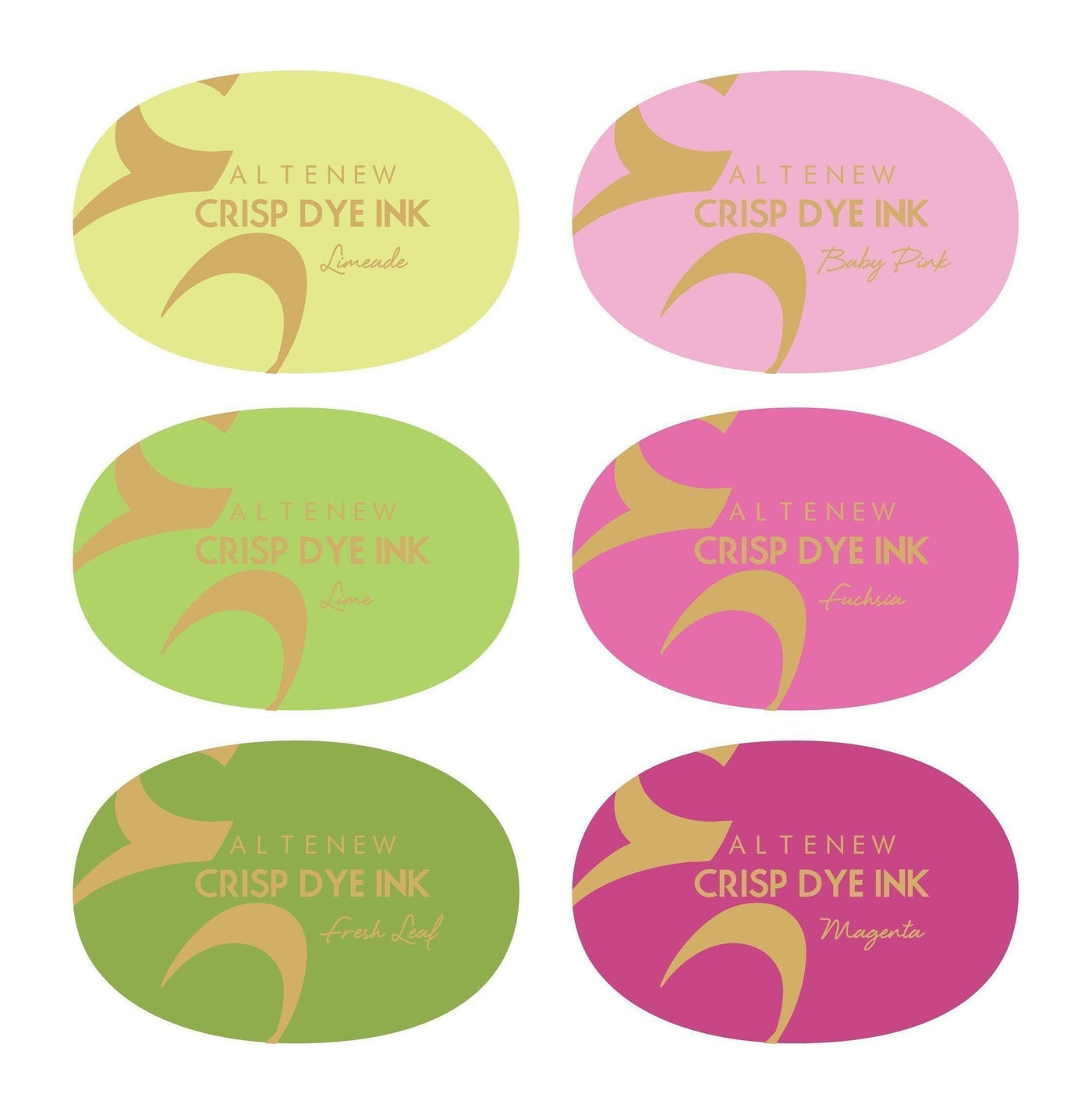 Altenew Ink Bundle Spring Bouquet Crisp Dye Ink Oval Set
