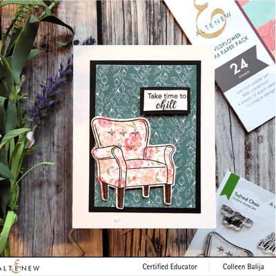 Altenew Stamp & Die Bundle Tufted Chair Stamp & Die Bundle