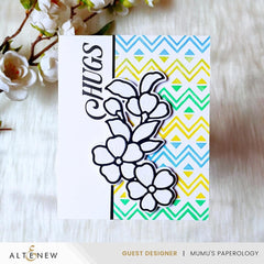 Heritage Chevron Weaves Stencil