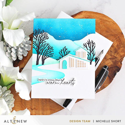 Stencil Art: Serene Landscapes Layering Stencil Set (6 in 1)